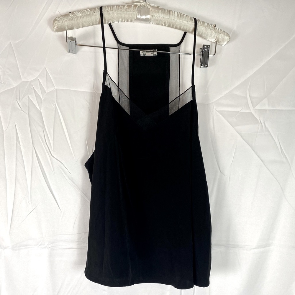 Intimately Free People FP Women’s Anthro High Back Flowy Mesh Accent Tank Top S